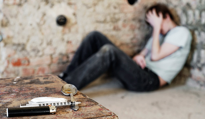 Drug addict