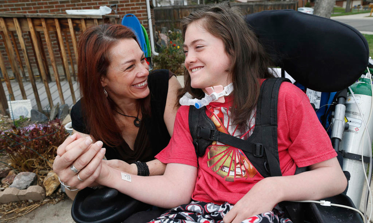 Stacey Linn and her 15-year-old daughter