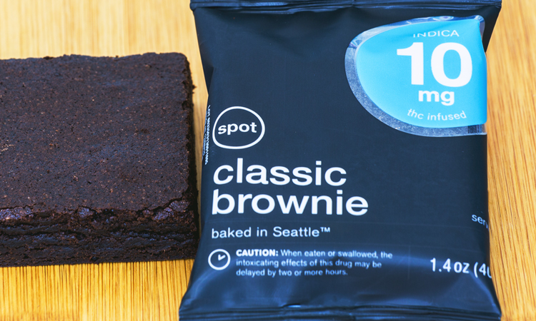 "Spot" cannabis-infused chocolate "Classic Brownie"
