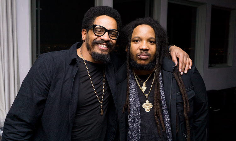 Rohan Marley, left, and Stephen Marley